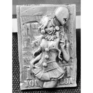 1.2 Oz MK BarZ  "You Will Float Too!" .999 FS Sand Cast Relief Art Work by Anna Marine