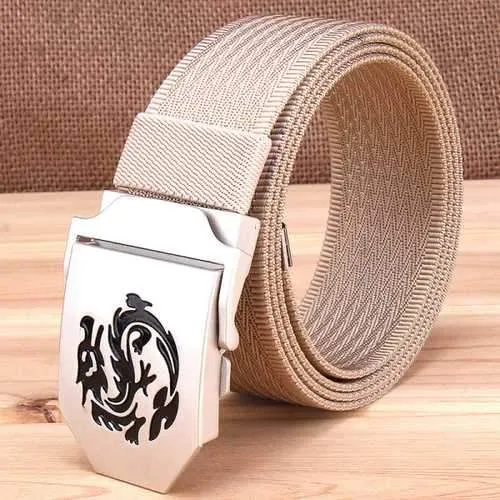 120CM Mens Nylon Alloy Buckle Military Tactical Belts Outdoor Jeans Strip