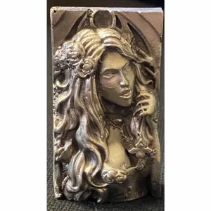 @3.2Oz MK BarZ  "Vampire" .999 FS Sand Cast Relief Art Work by Anna Marine