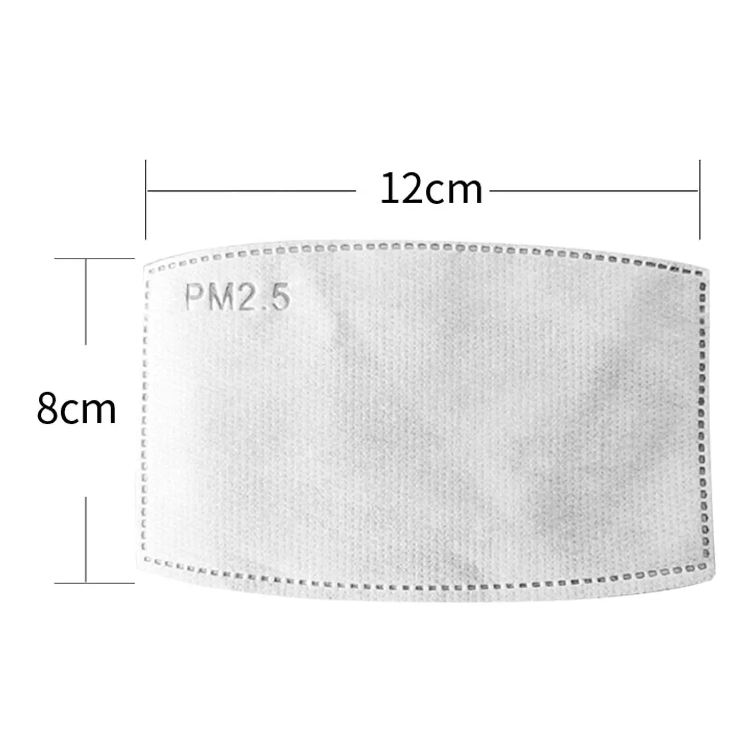 5 Layers Pm2.5 Melt Blown Material Active Carbon Filter (10 pcs)