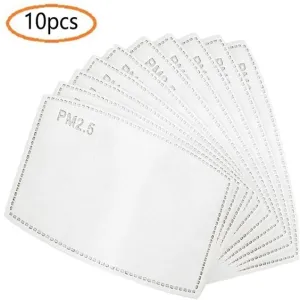 5 Layers Pm2.5 Melt Blown Material Active Carbon Filter (10 pcs)