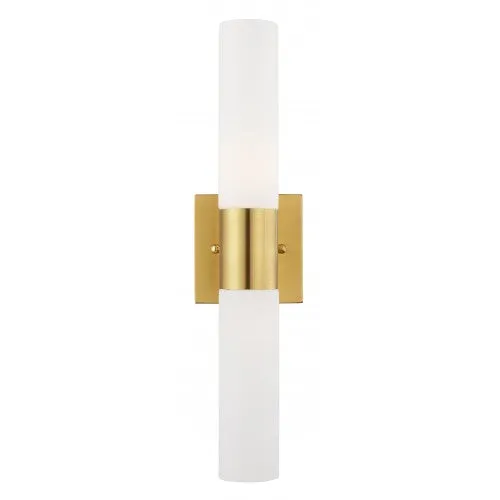 Aero 2 Lt Satin Brass ADA Bath Vanity