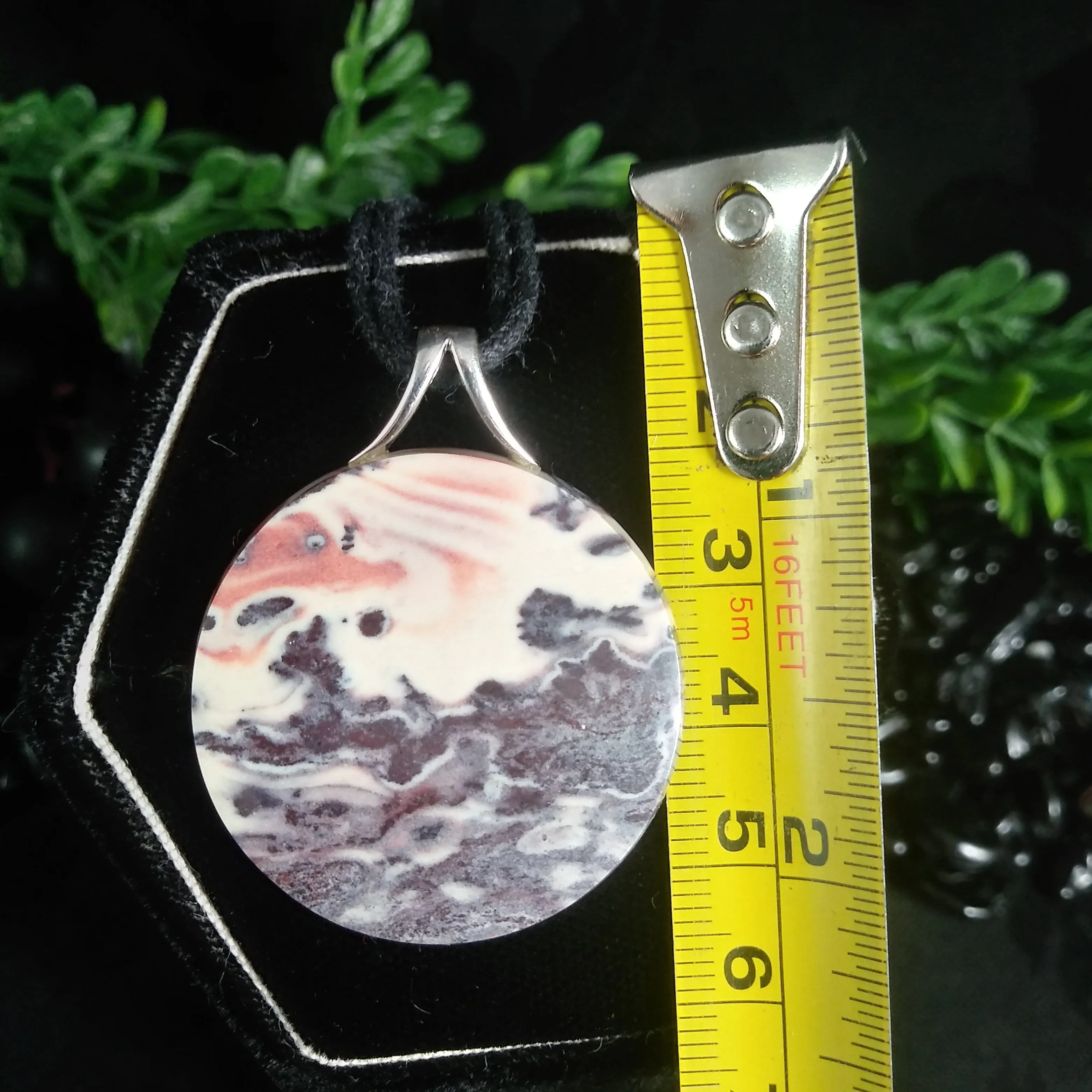 Artistic Jasper in Sterling Silver Pendant (10.4 g)
