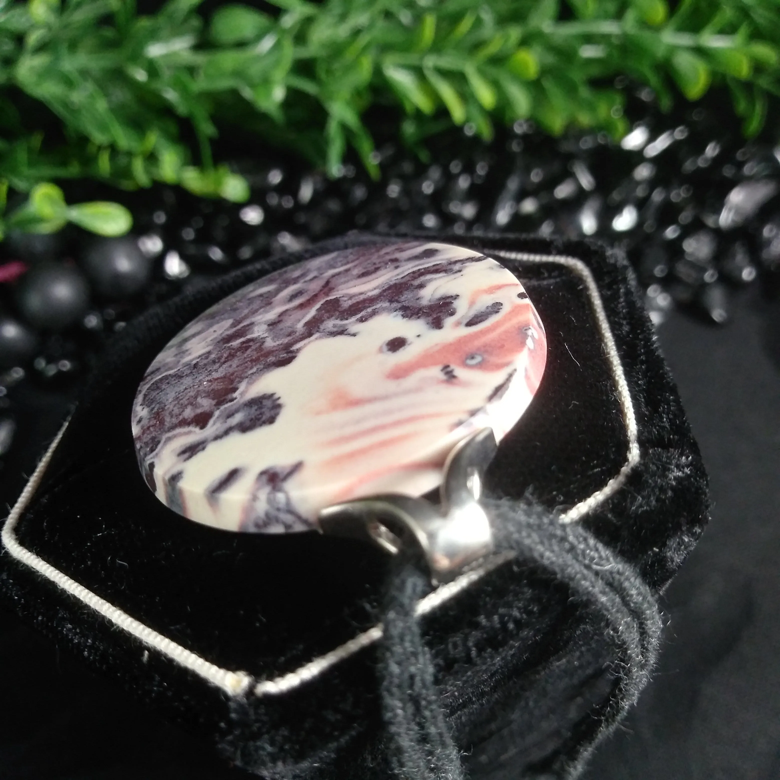Artistic Jasper in Sterling Silver Pendant (10.4 g)