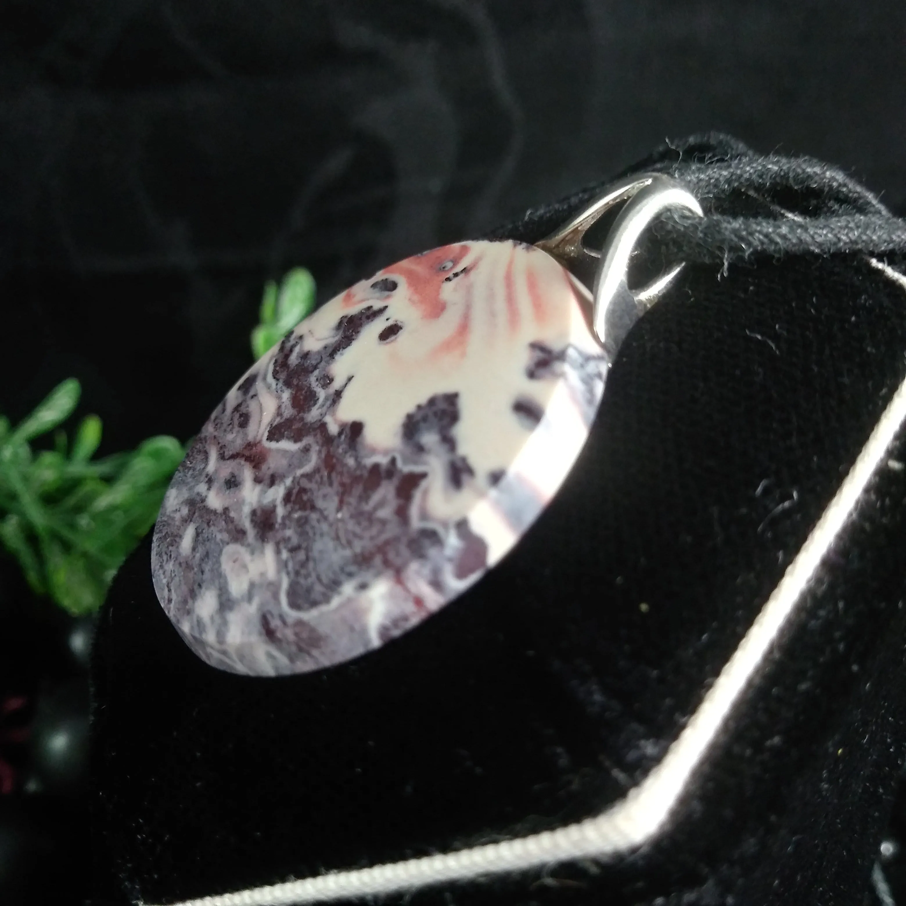 Artistic Jasper in Sterling Silver Pendant (10.4 g)