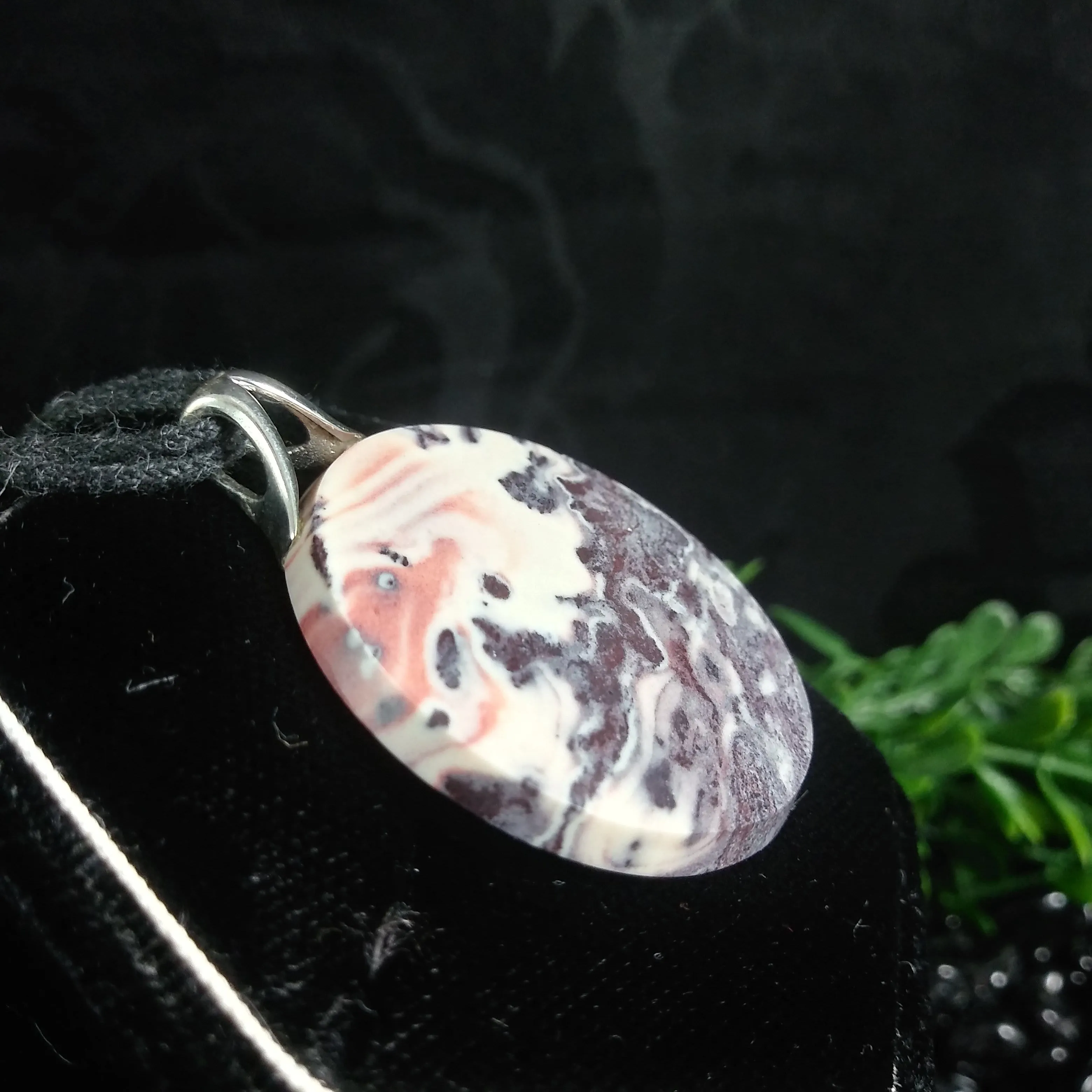 Artistic Jasper in Sterling Silver Pendant (10.4 g)