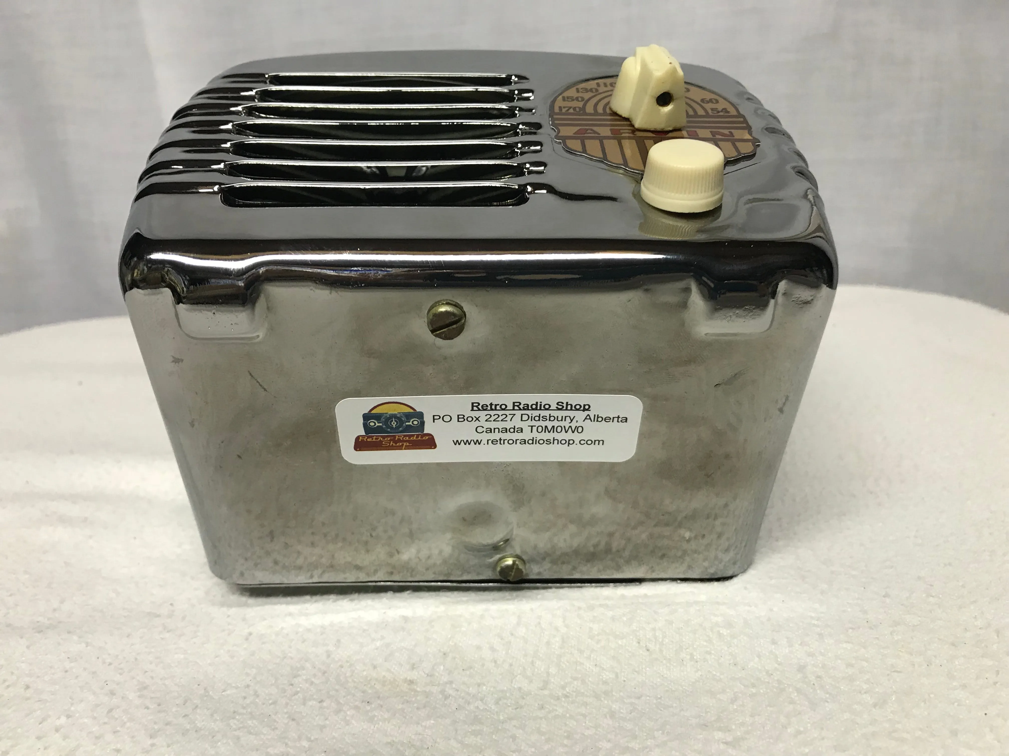 Arvin Midget Tube Radio With Bluetooth input.