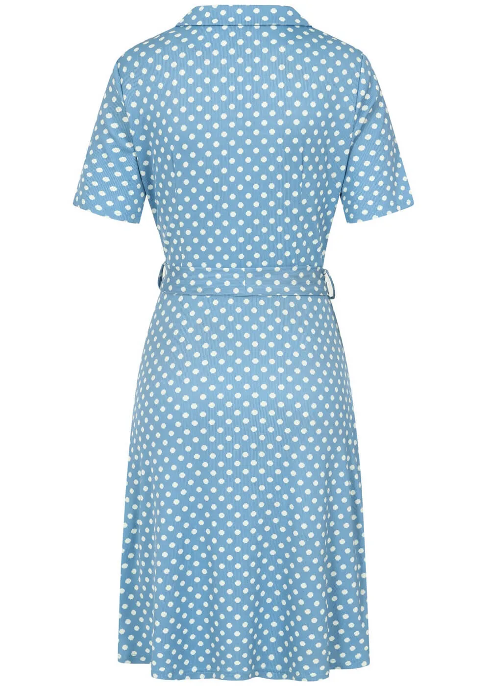 Banned Ellen Spot 60's Dress Blue