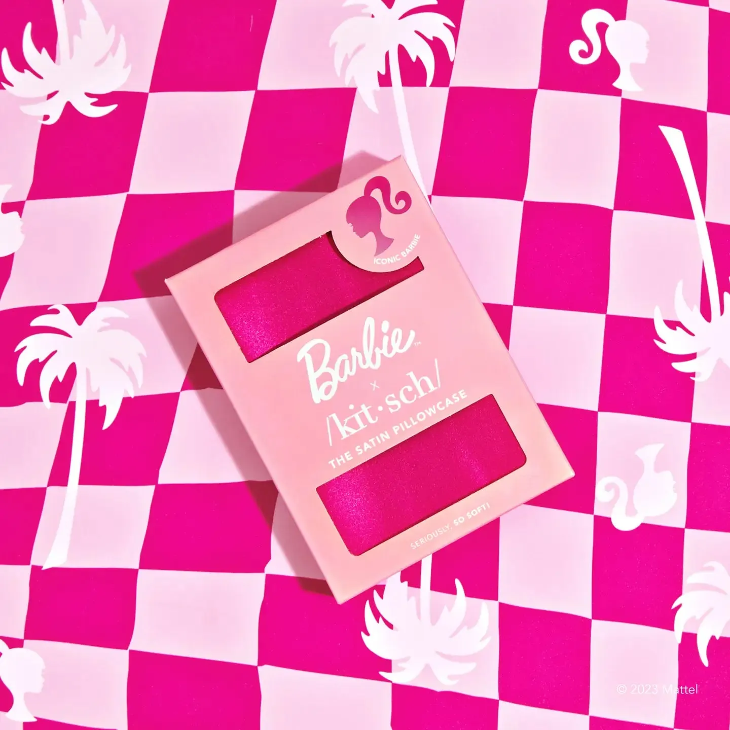 Barbie Pink Satin Pillowcase - Standard