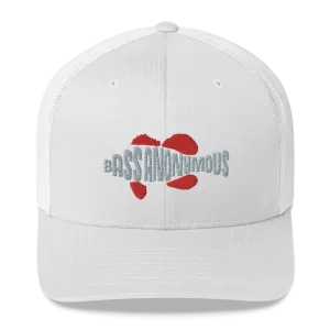 Bass Anonymous Trucker Cap Gray/Red Swim Logo