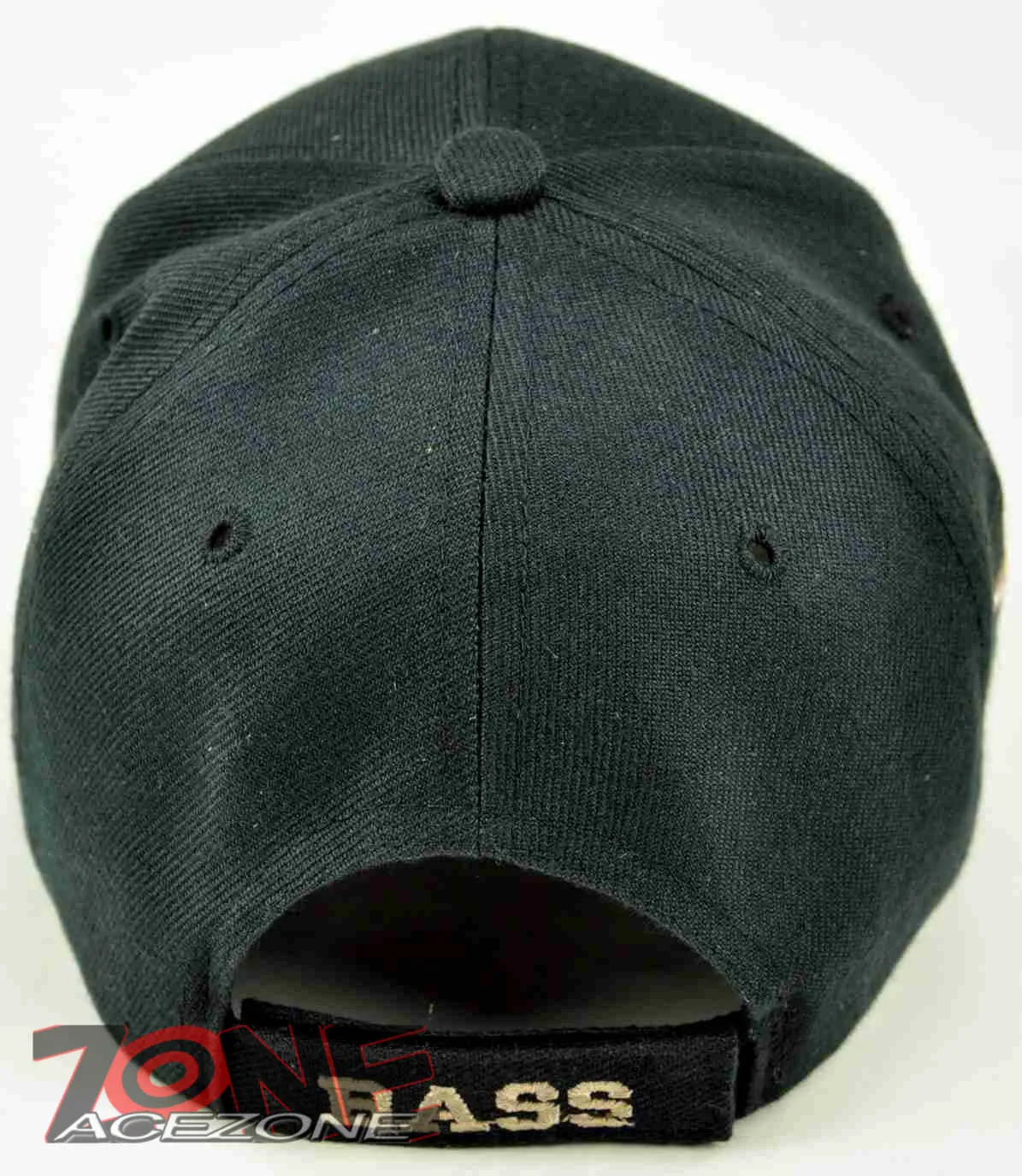 BASS OUTDOOR SPORTS FISHING FLAME CAP HAT BLACK