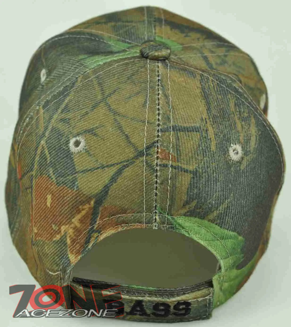 BASS OUTDOOR SPORTS FISHING FLAME CAP HAT CAMO