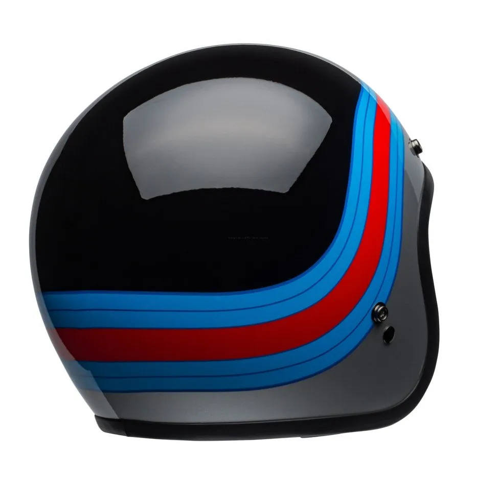 BELL Custom 500 DLX Helmet Pulse Gloss Black/Blue/Red