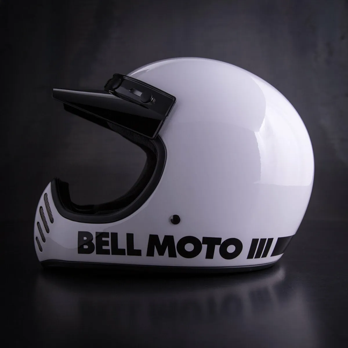 Bell Moto-3 Helmet - Classic White