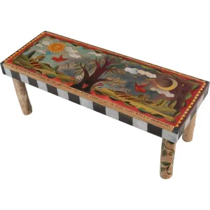 Bench with Log Legs by Sticks Ben001, BEN011-S314263