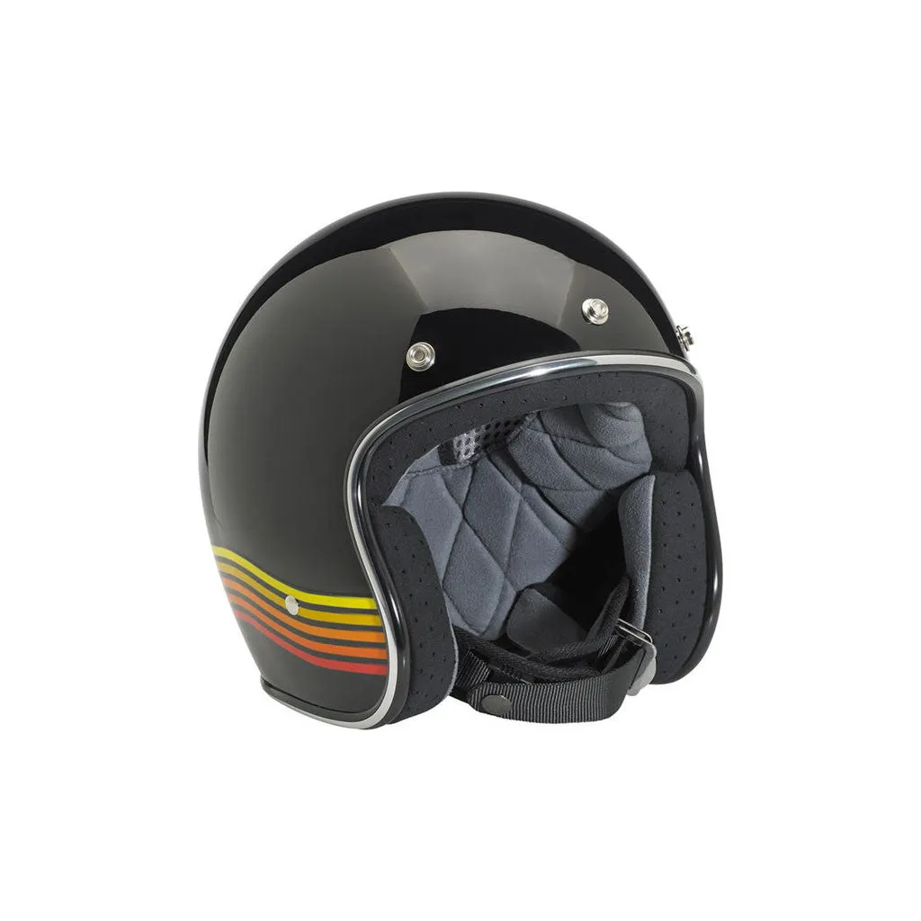 Biltwell Bonanza Helmet - LE Spectrum Black/Orange