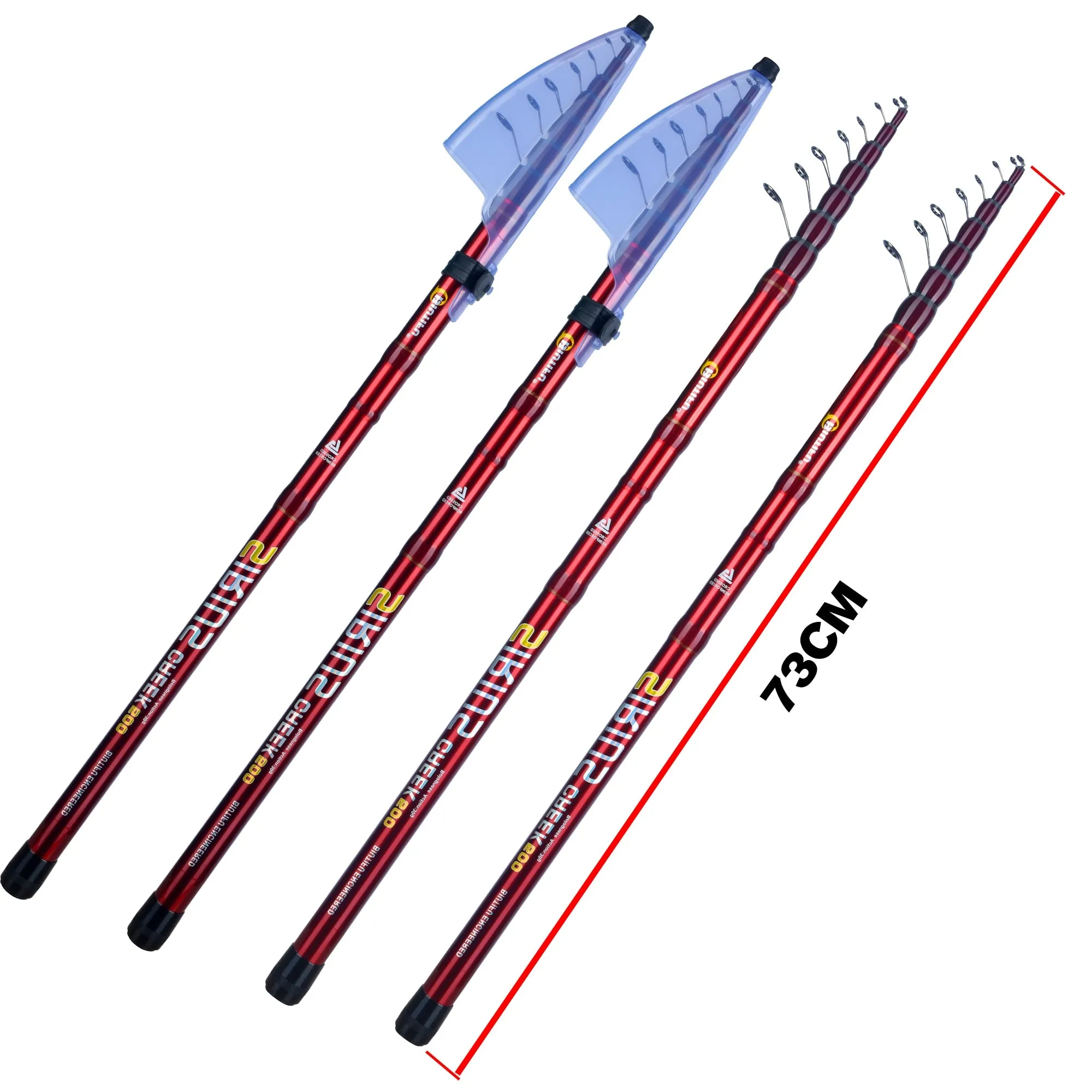 BIUTIFU Telescopic Fishing Rod 4/4.5/5/5.5/6/6.5m T800 Carbon Travel UltraLight Spinning Float Outdoor 30g Trout Bolognese Pole