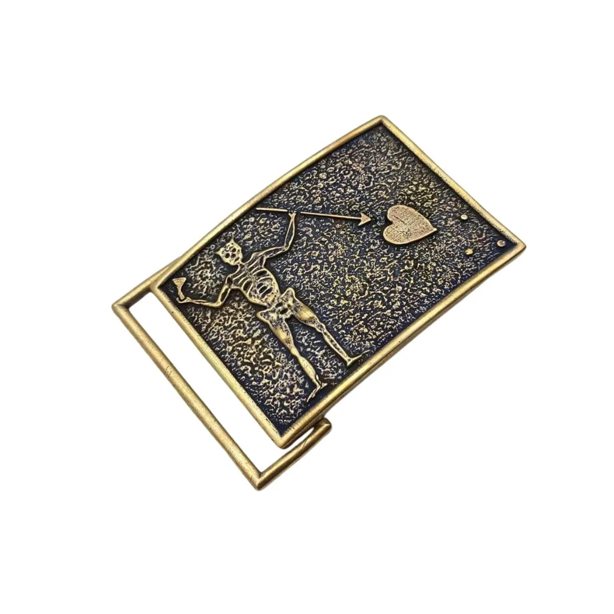 Blackbeard the Pirate flag custom belt buckle