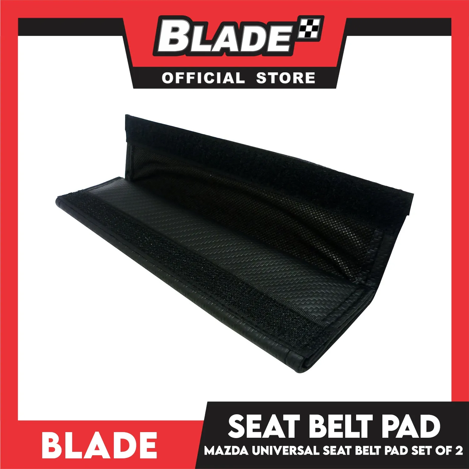 Blade Seat Belt Pad Set of 2pcs (Mazda) Universal Seat Belt Pad