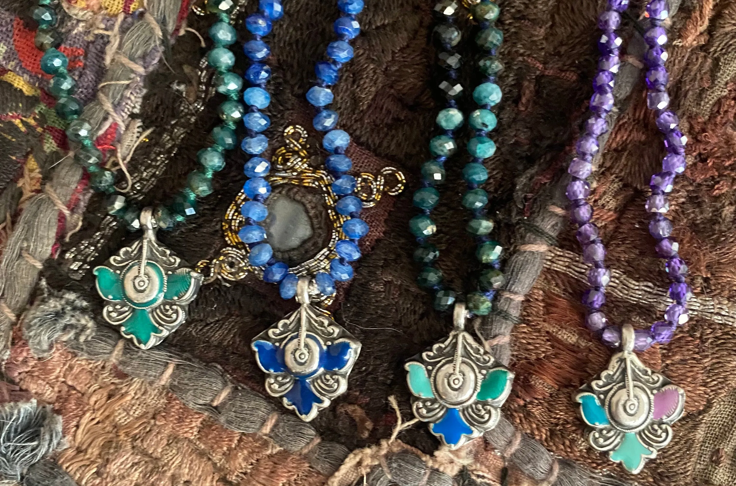 Block Print MIni™️ Necklaces (one-of-a-kind)