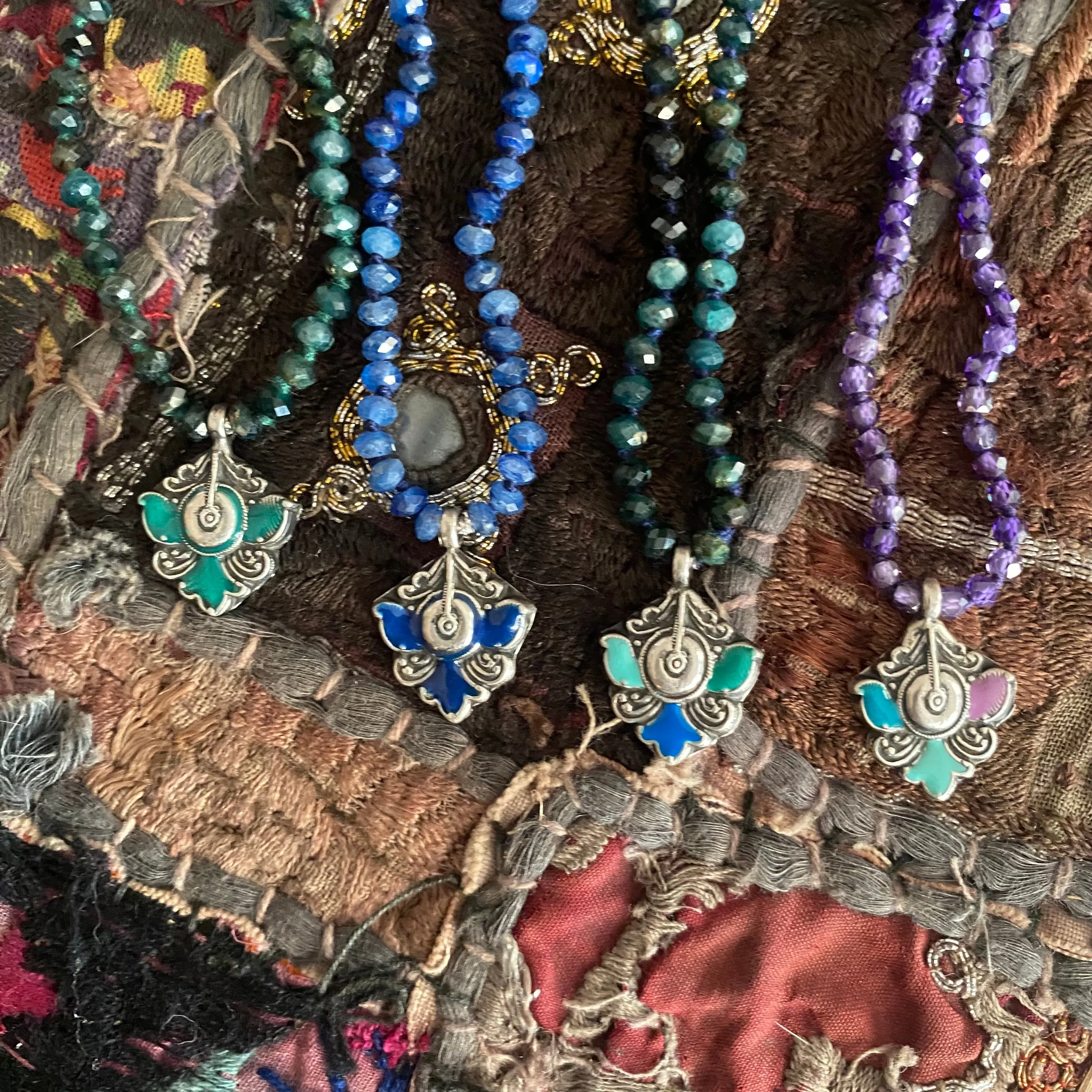 Block Print MIni™️ Necklaces (one-of-a-kind)