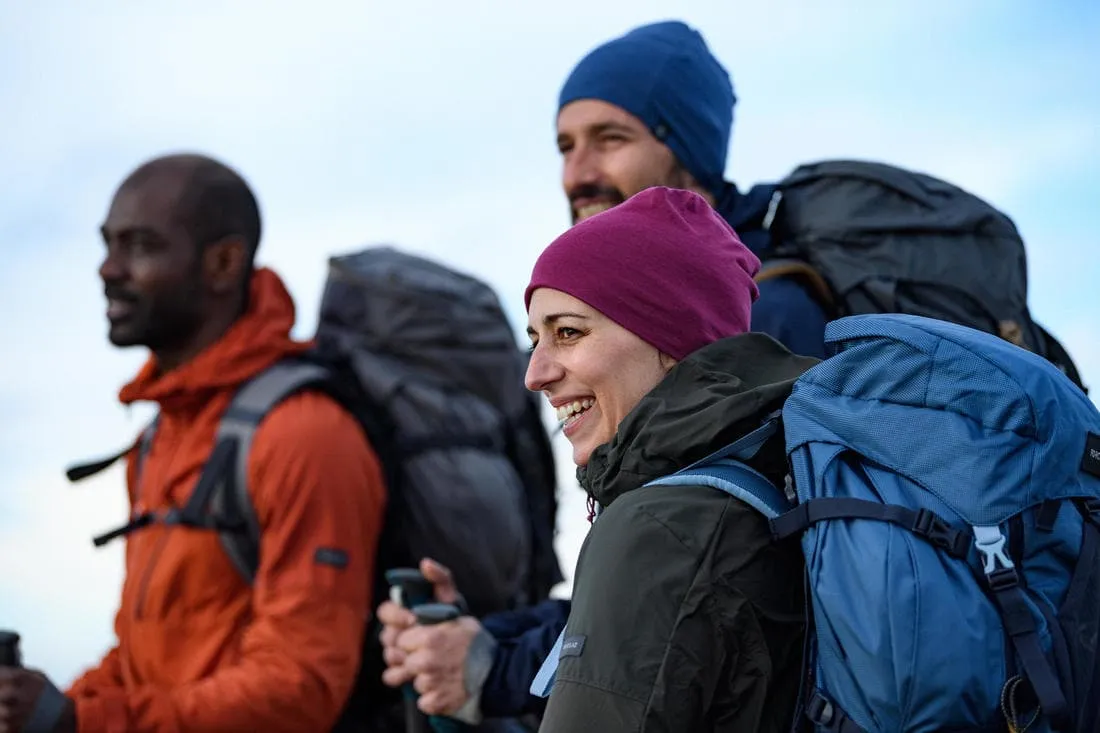 Bonnet en laine merinos de trekking - mt500