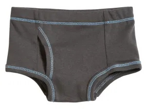 Boys Soft-Cotton Briefs | Charcoal