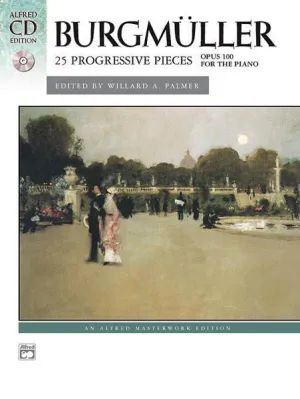 Burgmuller, 25 Progressive Pieces, Op. 100 (Book & CD)