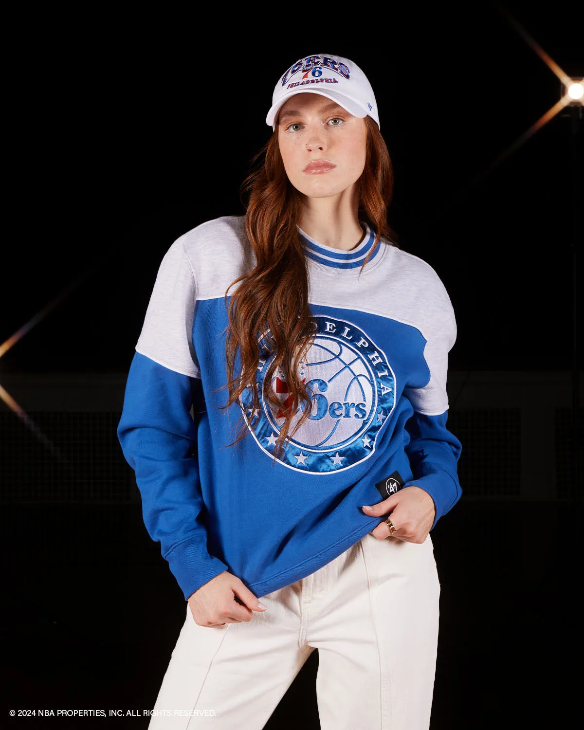 CHARLOTTE HORNETS SATIN LOCK '47 BRYSON CREW