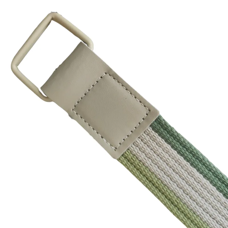 Color Blocking Patchwork Thin Belts