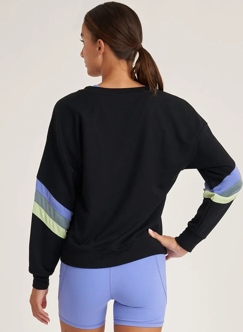 Comforted V-Blocked Pullover - FINAL SALE
