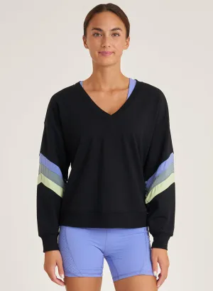 Comforted V-Blocked Pullover - FINAL SALE