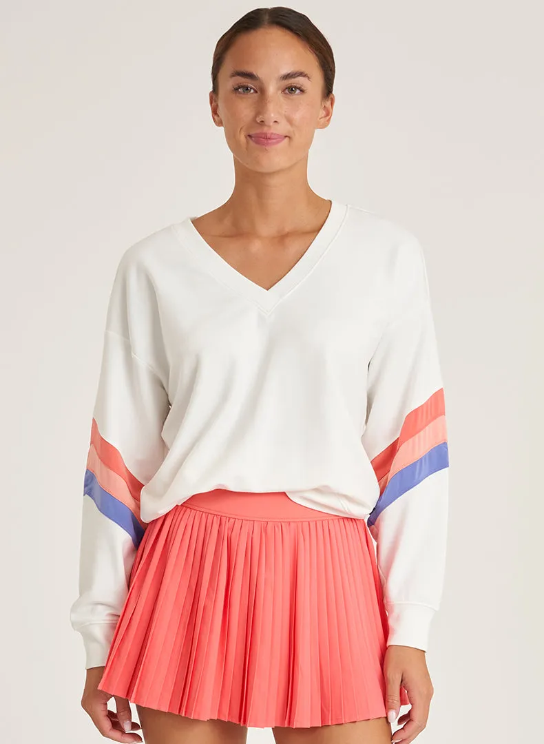 Comforted V-Blocked Pullover - FINAL SALE