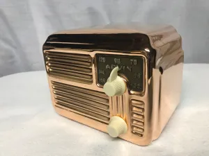 Copper Arvin Midget Tube Radio With Bluetooth input.