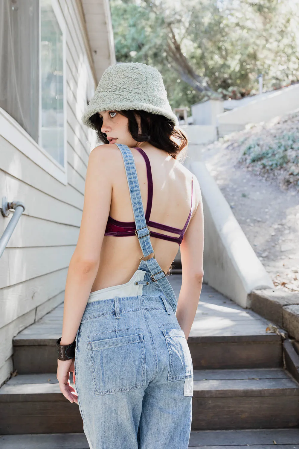 Dainty Crushed Velvet Bralette