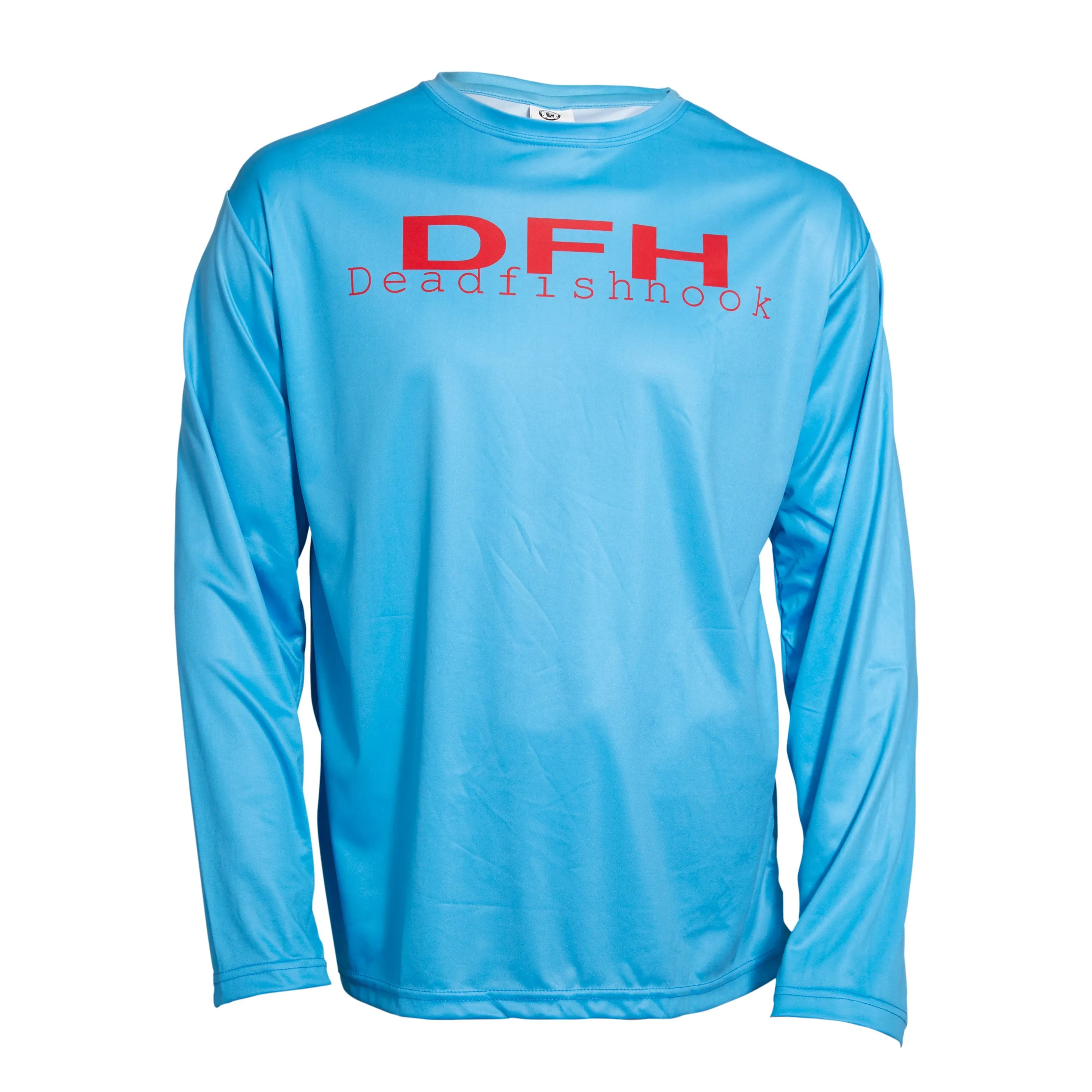 Dead Fish Hook Initial Logo Performance Tee