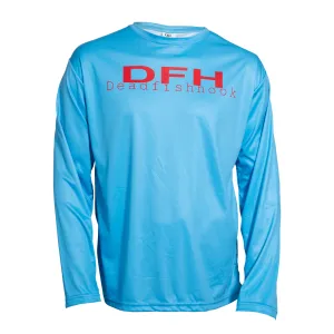 Dead Fish Hook Initial Logo Performance Tee