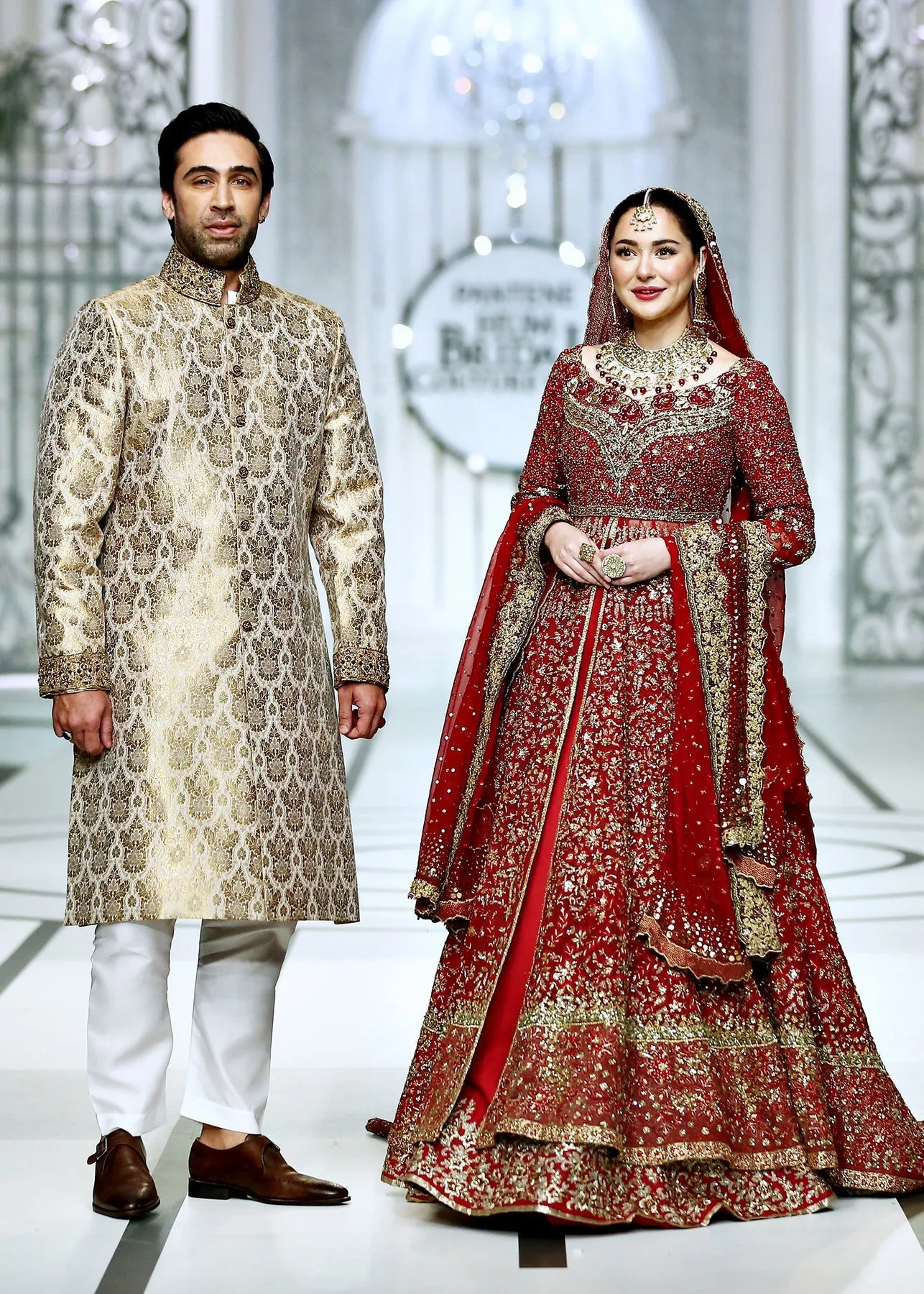 Designer Bridal Dark Red Indian Wedding Dress #BN1227