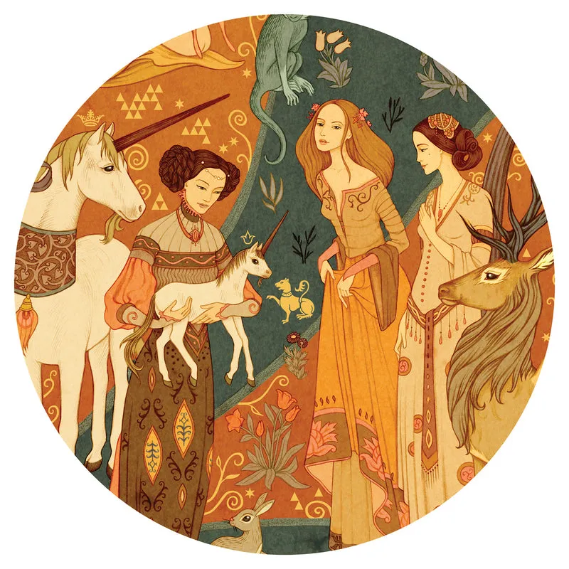 Djeco Unicorn Lady Gallery Puzzle