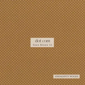 Dot Com Deep Fawn Brown Fabric 296-1012 by RJR Studios