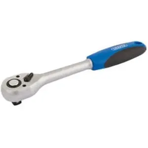 Draper 16429 72 Tooth Reversible Soft Grip Ratchets, 1/2" Sq. Dr. Dr-16429