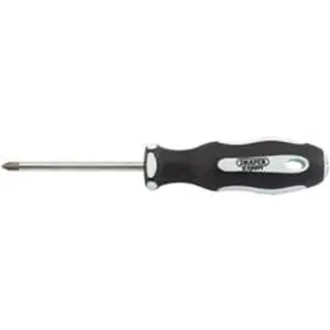 Draper Cross Slot Soft Grip Screwdrivers, No.1 X 75Mm Dr-34990