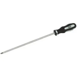 Draper Pound Thru' Cross Slot Soft Grip Screwdriver, No.2 X 250Mm Dr-63595