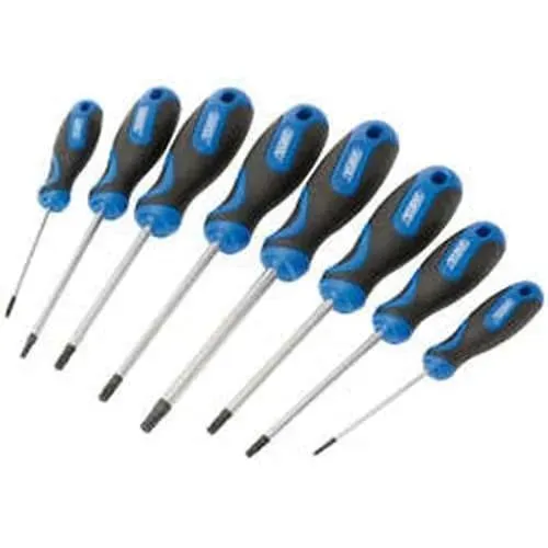 Draper Tx-Star And Draper Tx-Star Security Soft Grip Screwdriver Set (8 Piece) Dr-34251