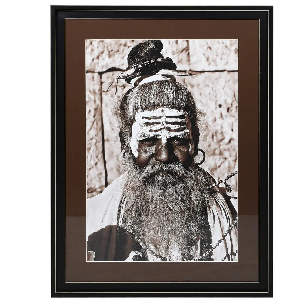 Dwell Painted Indian Man Wall Art