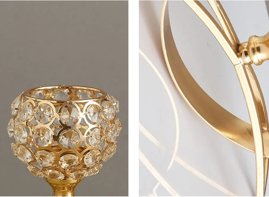 Elegance Crystal Candle Holder – A Touch of Glamour and Sophistication for Your Home