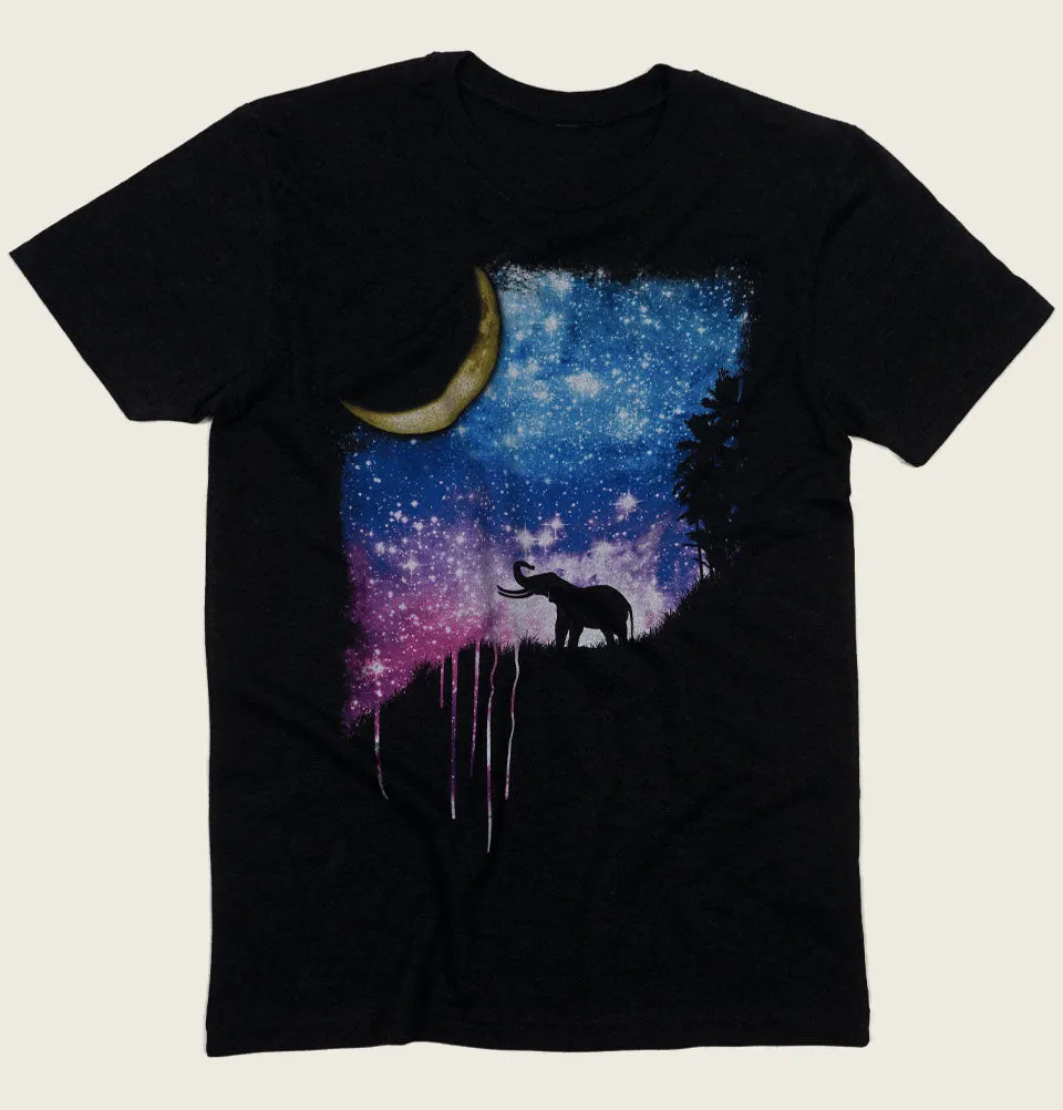 Elephant Moon Unisex T-shirt