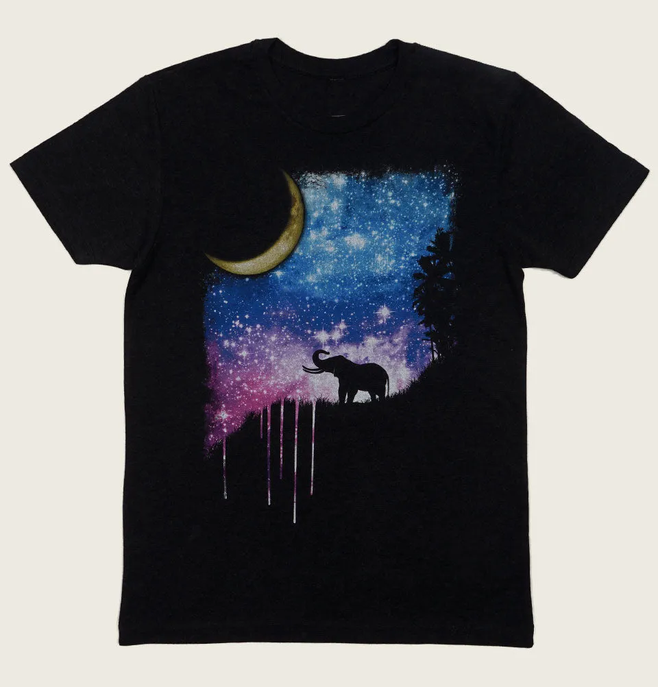 Elephant Moon Unisex T-shirt