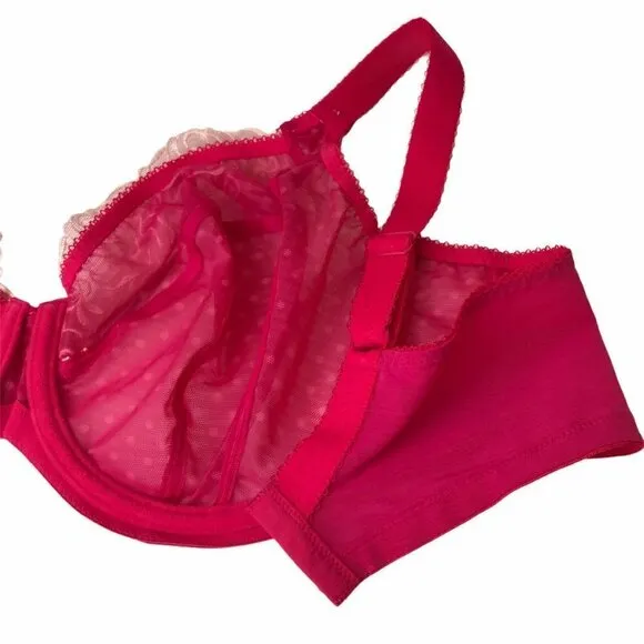 Elomi Betty Underwire Plunge Bra UK 36H US 36K EL8170