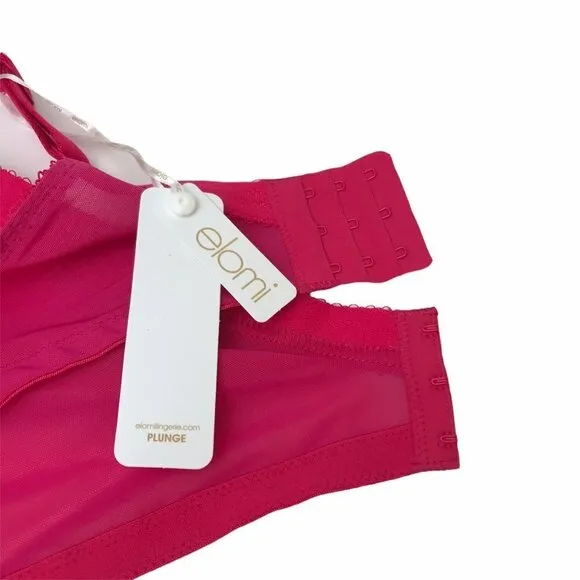 Elomi Betty Underwire Plunge Bra UK 36H US 36K EL8170